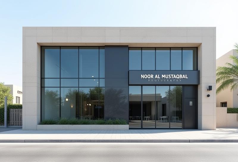 Exterior view of Noor Al Mustaqbal Photography studio in Doha
